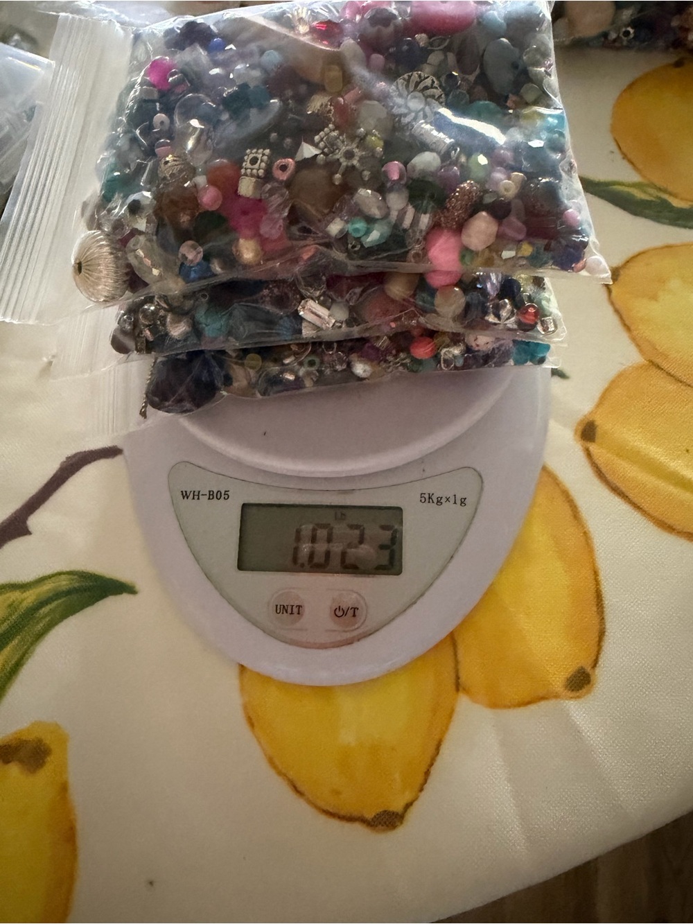 Mixed Assorted Beads Pack - Multicolor. Small and large beads